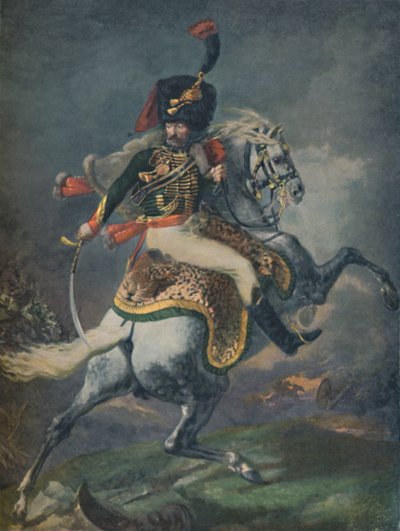 Chasseurs骑马装甲官。帝国卫队，c1812，1896年。 作者 不明
