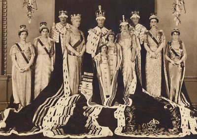 官方加冕小组，1937年 作者 不明