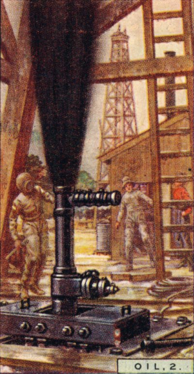 石油，2-美国控制Gusher，1928年 作者 不明