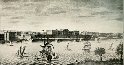 1925年，威廉河上的威廉老堡，1754年。 作者 不明