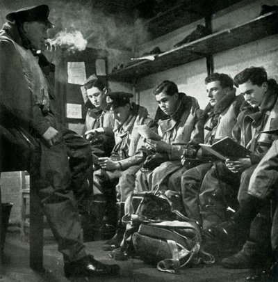 现在的旧手-舰队空军的飞行员，c1943。 作者 不明