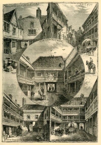 绍斯沃克的旧旅馆，建于1878年。 作者 不明