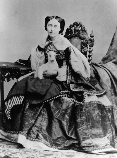 符腾堡女王奥尔加（Olga Nikolaevna），c1860-c1867 作者 不明