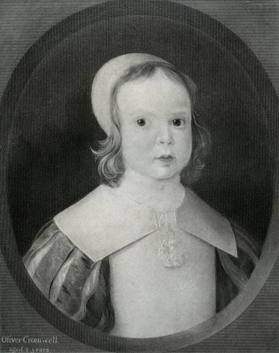 奥利弗·克伦威尔（Oliver Cromwell）两岁，1601，1899年 作者 不明