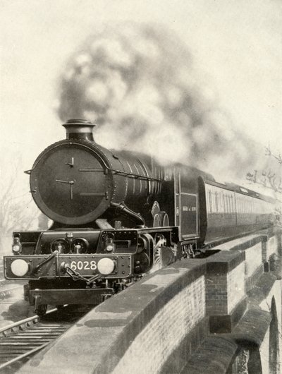 在康沃尔里维拉有限公司的路线上。大西线快车，1935-36年 作者 不明