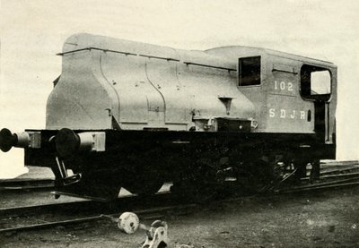 在Radstock煤矿井壁旁进行分流的两个前哨分流引擎之一，c1930。 作者 不明