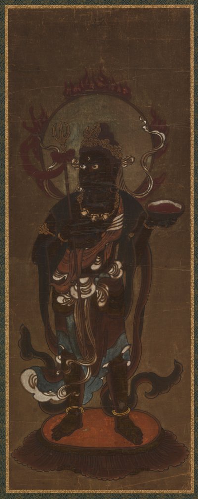 十二位魔王之一：伊沙纳天-伊沙纳，15世纪末至16世纪初。 作者 不明