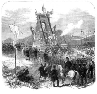 克利夫顿吊桥的开幕，布里斯托尔，1864年 作者 不明