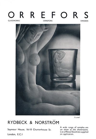 Orefors-水晶-Rydbeck＆Norström。，1939年 作者 不明