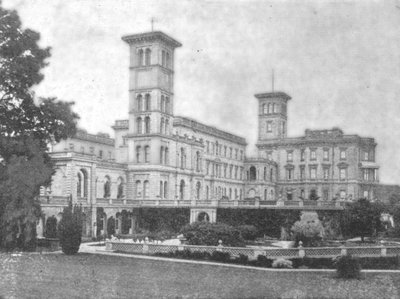 1901年维多利亚时代的奥斯本楼。 作者 不明