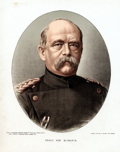 奥托·冯·s斯麦（Otto von Bismarck），德国政治家，c1880年 作者 不明