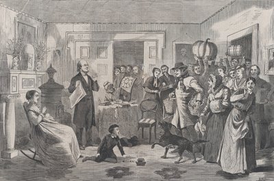 我们部长的捐赠党哈珀的巴扎尔，第一卷，1868年12月19日。 作者 不明