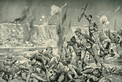 帕德伯格：1901年对克罗涅斯阵地的袭击。 作者 不明