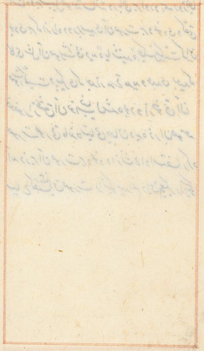 鹦鹉的故事》中的一页Tuti-nama：文本页，约1560年。 作者 不明