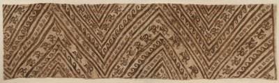 木乃伊彩绘包装纸，公元1100-1400年。 作者 不明
