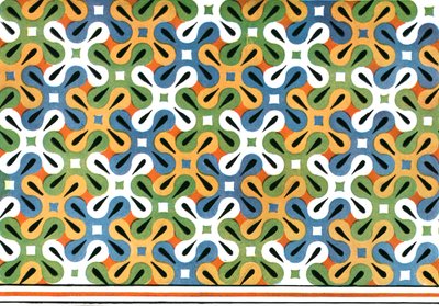 1928年，埃及底比斯，阿梅内姆赫特（Amenemhet）墓中的彩绘天花板。 作者 不明