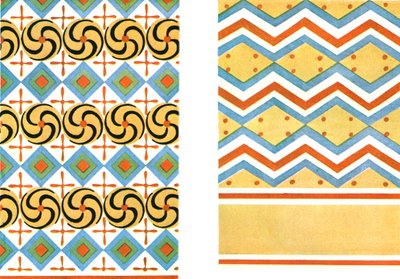 1928年，埃及底比斯，阿梅涅麦布墓中的彩绘天花板。 作者 不明