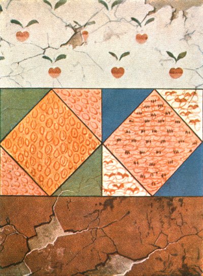 1928年，在刻赤博斯普鲁斯海峡的Stasovsky墓穴中饰以彩绘装饰。 作者 不明