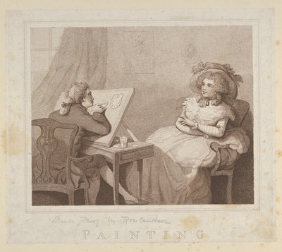 绘画，1784年，1784年。 作者 不明