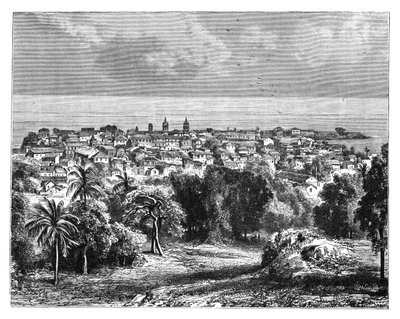距安孔山的巴拿马城，c1890 作者 不明