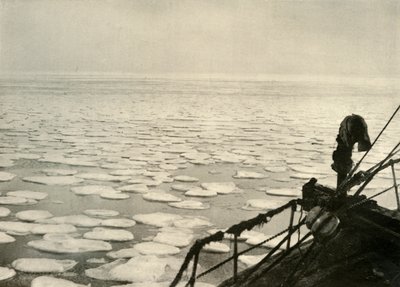 1909年，罗斯海的煎饼冰，1909年。 作者 不明
