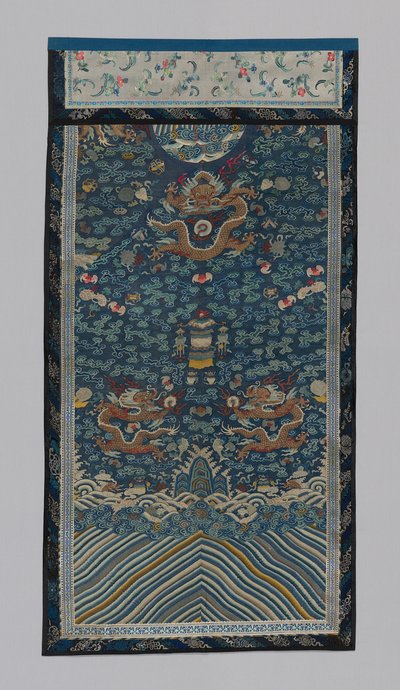 板式家具织物，中国，清朝1644-1911年，1875-1900年。 作者 不明