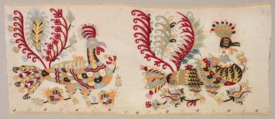 面板，大概是在1800年代的裙子上。 作者 不明