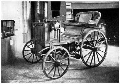 Panhard和Levassors汽油驱动的汽车，1892年，1956年 作者 不明