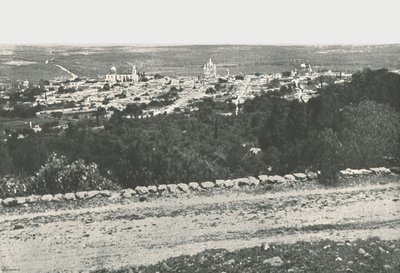1895年，墨西哥圣米格尔德阿连德，城市全景。 作者 不明