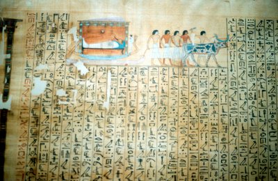 纸莎草纸从古埃及死者书中 作者 不明