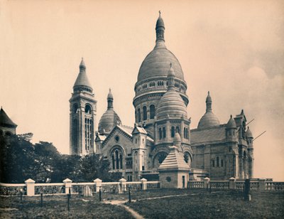 巴黎。 -圣心大教堂，c1910。 作者 不明