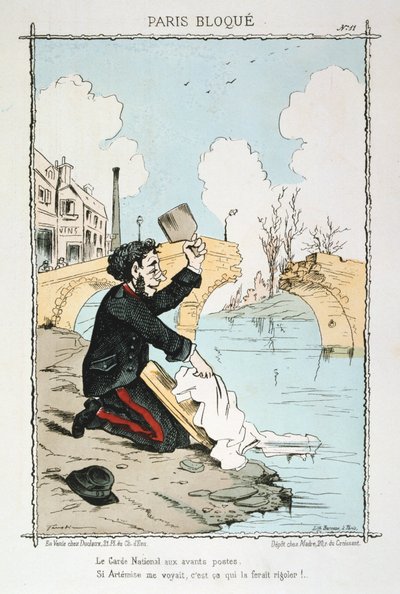 巴黎被围困，1870-1871年 作者 不明
