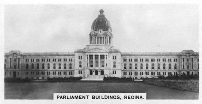国会大厦，里贾纳，萨斯喀彻温省，加拿大，c1920年代 作者 不明