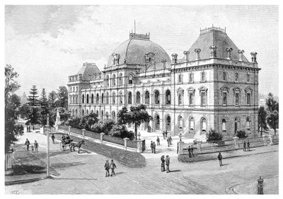 国会大厦，布里斯班，澳大利亚，1886年 作者 不明