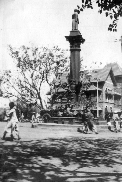 Parsees纪念喷泉，印度孟买，c1918 作者 不明