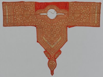 女子服饰的一部分，1800年代-1900年代初期。 作者 不明