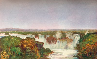 伊瓜苏瀑布的部分视图，1914年。 作者 不明