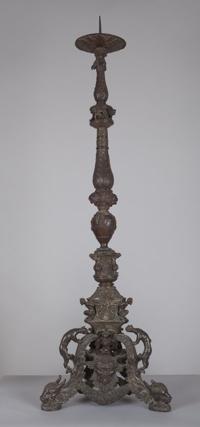 帕斯卡尔烛台c。 1525-1550年。 作者 不明