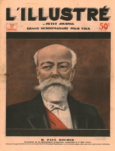 法兰西共和国总统保罗·杜默（Paul Doumer）于1932年5月6日被暗杀。 作者 不明