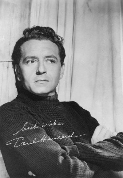 保罗·亨瑞德（Paul Henreid），1908-1992年，奥地利出生的美国演员，导演，1940年代 作者 不明