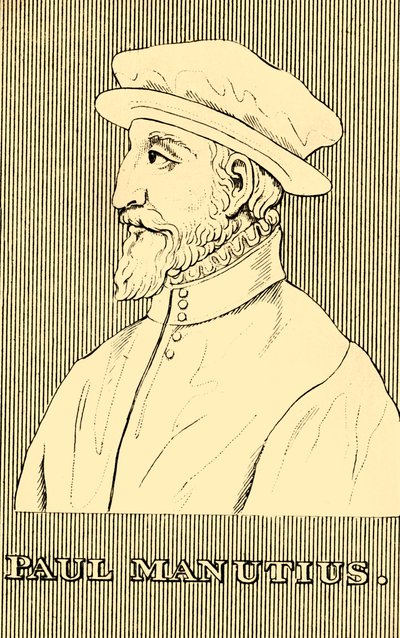 保罗Manutius，1512年至1574年，1830。 作者 不明