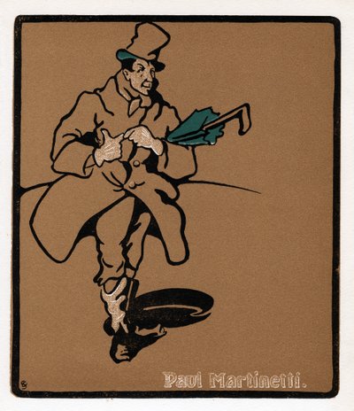 保罗·马丁内蒂（Paul Martinetti），美国音乐厅明星，19世纪末 作者 不明