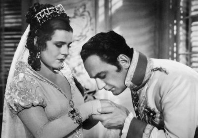 宝拉·韦瑟莉（Paula Wessely）和威利·福斯特（Willi Forst），奥地利电影演员，1934年 作者 Unbekannt