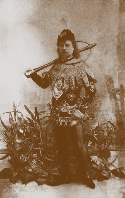 帕维尔·格特（Pavel Gerdt），1895年在圣彼得堡芭蕾舞湖中的齐格弗里德王子 作者 不明