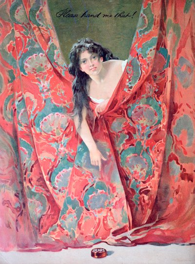 梨香皂广告，1903年 作者 不明