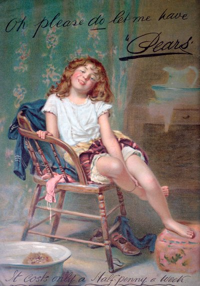 梨香皂广告，1910年 作者 不明