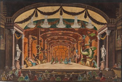 窥视秀图像（Peep Show Image），约1770年。 作者 不明
