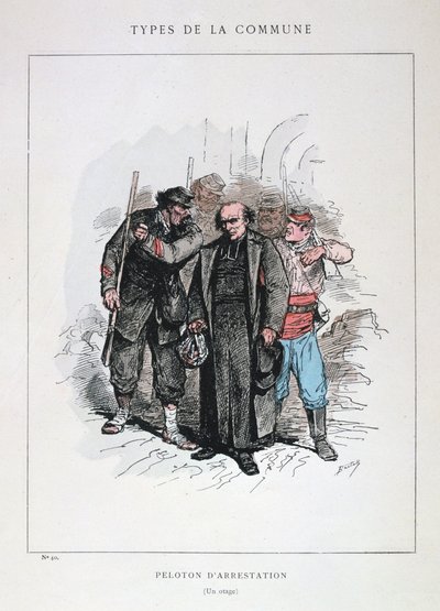 逮捕公社，巴黎公社，1871年 作者 不明