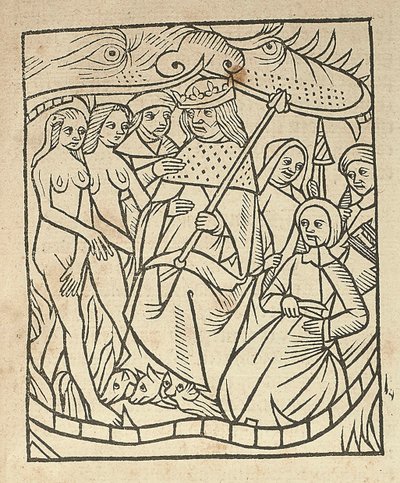 克雷蒂安-德-特鲁瓦的《圣杯的故事》（Perceval），1523年。 作者 不明