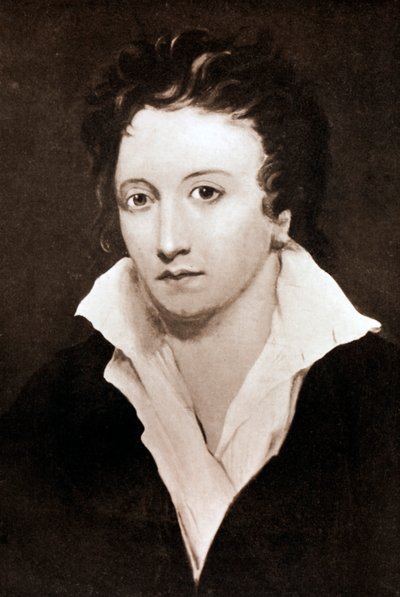 Percy Bysshe Shelley，英国浪漫主义诗人，十九世纪 作者 不明